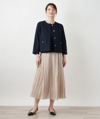 ノーカラージャケット | Leilian (Women)/レリアン | 三越伊勢丹