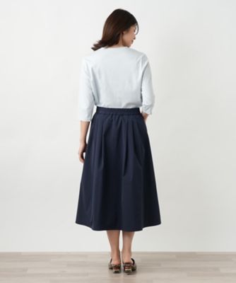刺繍クルーネックカットソー【ＭＵＳＥ　ＢＹ　ＲＯＣＨＡＳ　Ｐｒｅｍｉｅｒｅ】