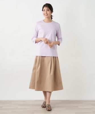 刺繍クルーネックカットソー【ＭＵＳＥ　ＢＹ　ＲＯＣＨＡＳ　Ｐｒｅｍｉｅｒｅ】