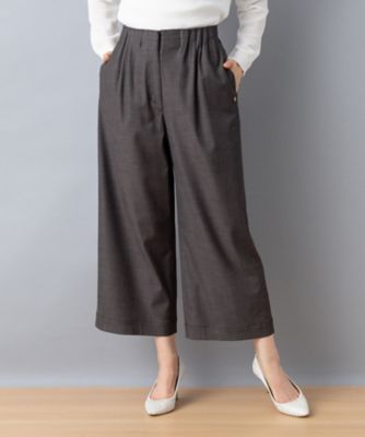 ＜Leilian (Women)＞ストレッチガウチョパンツ