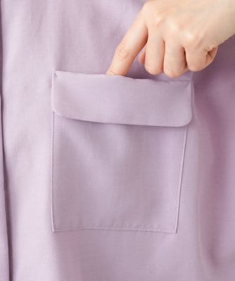 比翼バンドカラーブラウス【Ｌｅｉｌｉａｎ　ＷＨＩＴＥ　ＬＡＢＥＬ】