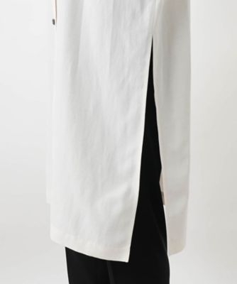 バンドカラーチュニックブラウス【Ｌｅｉｌｉａｎ　ＷＨＩＴＥ　ＬＡＢＥＬ】