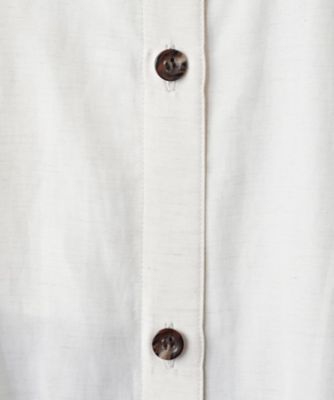 バンドカラーチュニックブラウス【Ｌｅｉｌｉａｎ　ＷＨＩＴＥ　ＬＡＢＥＬ】