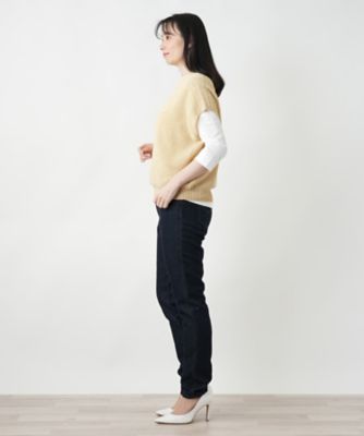 ラメニットベスト【Ｌｅｉｌｉａｎ　ＷＨＩＴＥ　ＬＡＢＥＬ】