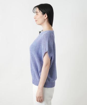 ラメニットベスト【Ｌｅｉｌｉａｎ　ＷＨＩＴＥ　ＬＡＢＥＬ】