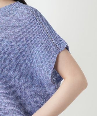 ラメニットベスト【Ｌｅｉｌｉａｎ　ＷＨＩＴＥ　ＬＡＢＥＬ】