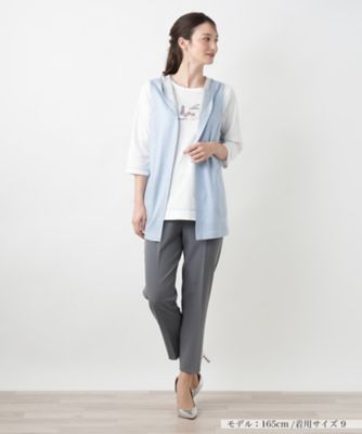 リバーシブルフーデッドベスト【Ｌｅｉｌｉａｎ　ＷＨＩＴＥ　ＬＡＢＥＬ】
