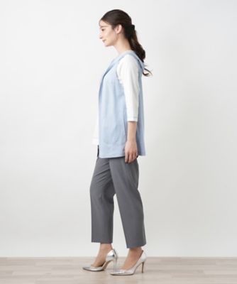 リバーシブルフーデッドベスト【Ｌｅｉｌｉａｎ　ＷＨＩＴＥ　ＬＡＢＥＬ】