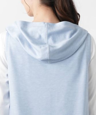 リバーシブルフーデッドベスト【Ｌｅｉｌｉａｎ　ＷＨＩＴＥ　ＬＡＢＥＬ】