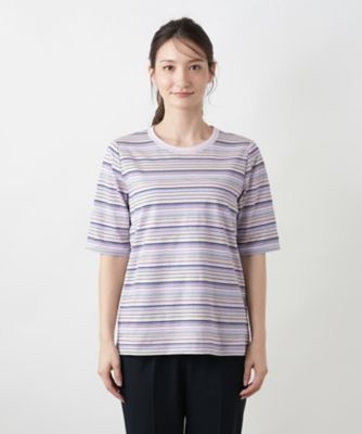 マルチボーダーＴシャツ【Ｌｅｉｌｉａｎ　ＷＨＩＴＥ　ＬＡＢＥＬ】