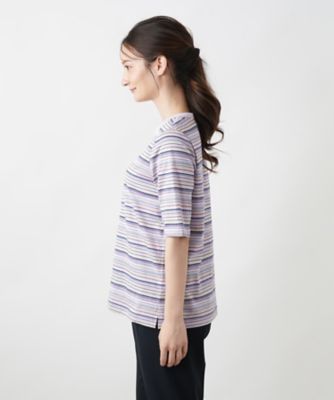マルチボーダーＴシャツ【Ｌｅｉｌｉａｎ　ＷＨＩＴＥ　ＬＡＢＥＬ】