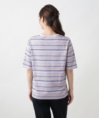 マルチボーダーＴシャツ【Ｌｅｉｌｉａｎ　ＷＨＩＴＥ　ＬＡＢＥＬ】