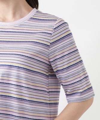 マルチボーダーＴシャツ【Ｌｅｉｌｉａｎ　ＷＨＩＴＥ　ＬＡＢＥＬ】