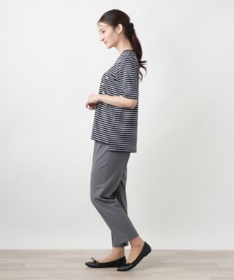 ドットボーダーＴシャツ【Ｌｅｉｌｉａｎ　ＷＨＩＴＥ　ＬＡＢＥＬ】