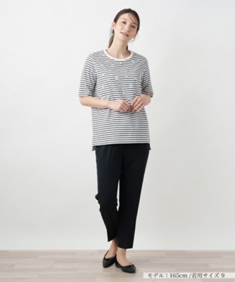 ドットボーダーＴシャツ【Ｌｅｉｌｉａｎ　ＷＨＩＴＥ　ＬＡＢＥＬ】