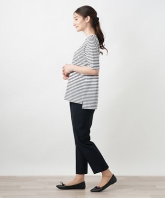 ドットボーダーＴシャツ【Ｌｅｉｌｉａｎ　ＷＨＩＴＥ　ＬＡＢＥＬ】
