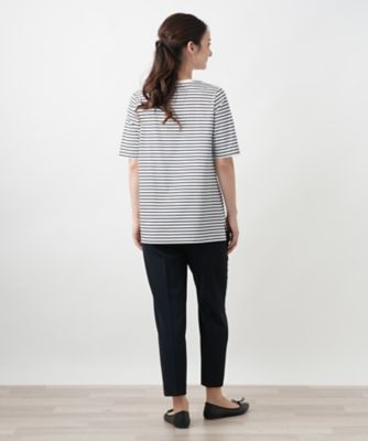 ドットボーダーＴシャツ【Ｌｅｉｌｉａｎ　ＷＨＩＴＥ　ＬＡＢＥＬ】