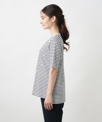 ドットボーダーＴシャツ【Ｌｅｉｌｉａｎ　ＷＨＩＴＥ　ＬＡＢＥＬ】