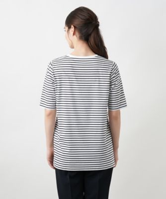 ドットボーダーＴシャツ【Ｌｅｉｌｉａｎ　ＷＨＩＴＥ　ＬＡＢＥＬ】
