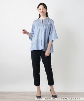 カットワーク刺繍ブラウス【Ｌｅｉｌｉａｎ　ＷＨＩＴＥ　ＬＡＢＥＬ】