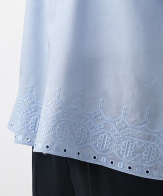 カットワーク刺繍ブラウス【Ｌｅｉｌｉａｎ　ＷＨＩＴＥ　ＬＡＢＥＬ】