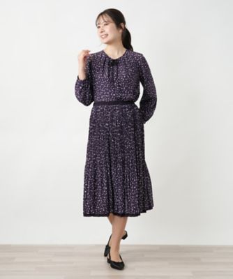 リバーシブルプリーツスカート【Ｌｅｉｌｉａｎ　ＷＨＩＴＥ　ＬＡＢＥＬ】