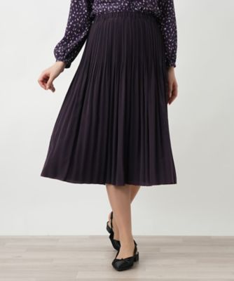リバーシブルプリーツスカート【Ｌｅｉｌｉａｎ　ＷＨＩＴＥ　ＬＡＢＥＬ】