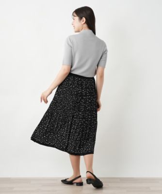リバーシブルプリーツスカート【Ｌｅｉｌｉａｎ　ＷＨＩＴＥ　ＬＡＢＥＬ】