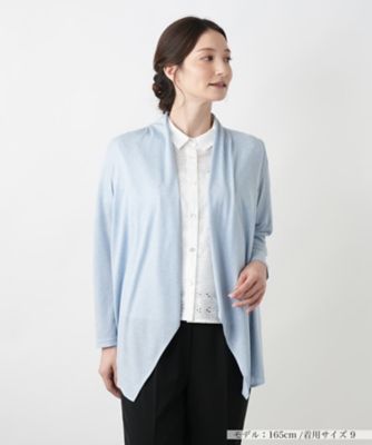 ＜Leilian (Women)＞トッパーカーディガン【Ｌｅｉｌｉａｎ　ＷＨＩＴＥ　ＬＡＢＥＬ】
