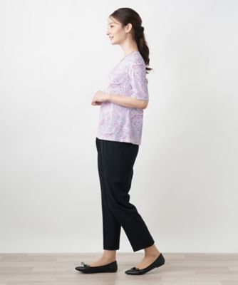 ペイズリーカットソー【Ｌｅｉｌｉａｎ　ＷＨＩＴＥ　ＬＡＢＥＬ】