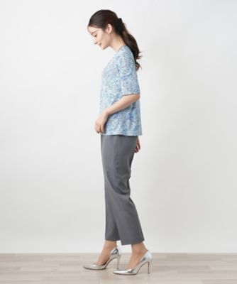 ペイズリーカットソー【Ｌｅｉｌｉａｎ　ＷＨＩＴＥ　ＬＡＢＥＬ】