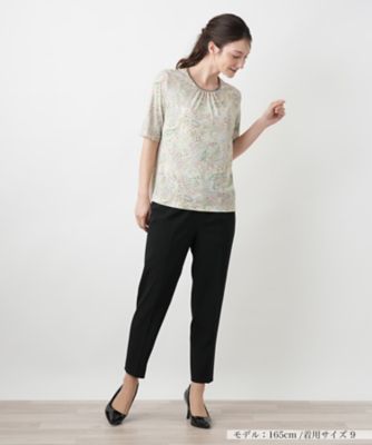 ペイズリーカットソー【Ｌｅｉｌｉａｎ　ＷＨＩＴＥ　ＬＡＢＥＬ】