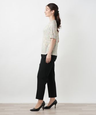ペイズリーカットソー【Ｌｅｉｌｉａｎ　ＷＨＩＴＥ　ＬＡＢＥＬ】
