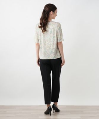 ペイズリーカットソー【Ｌｅｉｌｉａｎ　ＷＨＩＴＥ　ＬＡＢＥＬ】