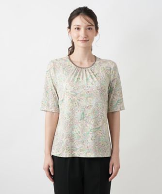 ペイズリーカットソー【Ｌｅｉｌｉａｎ　ＷＨＩＴＥ　ＬＡＢＥＬ】