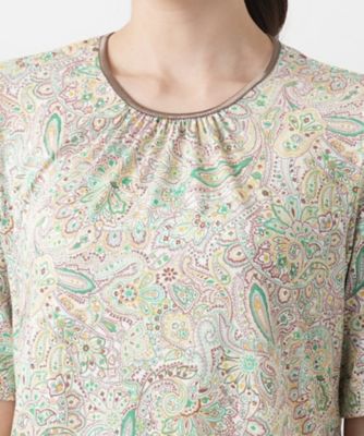 ペイズリーカットソー【Ｌｅｉｌｉａｎ　ＷＨＩＴＥ　ＬＡＢＥＬ】