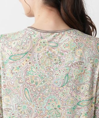 ペイズリーカットソー【Ｌｅｉｌｉａｎ　ＷＨＩＴＥ　ＬＡＢＥＬ】