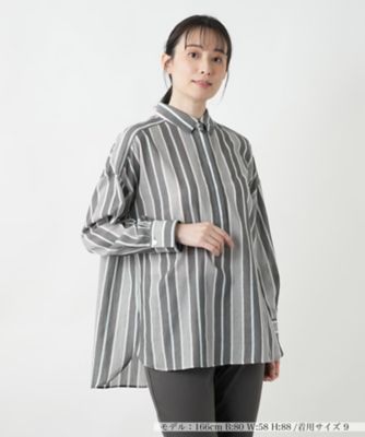ストライプブラウス