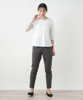 スパンコール七分袖カットソー