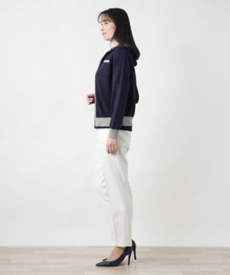 ジップニットパーカ