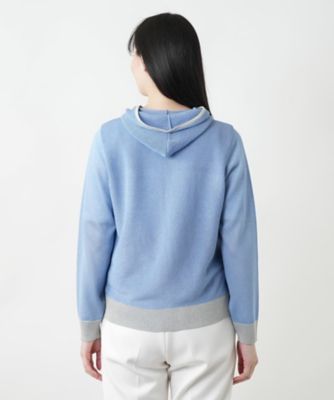 ジップニットパーカ