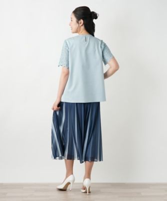 フラワーレースブラウス