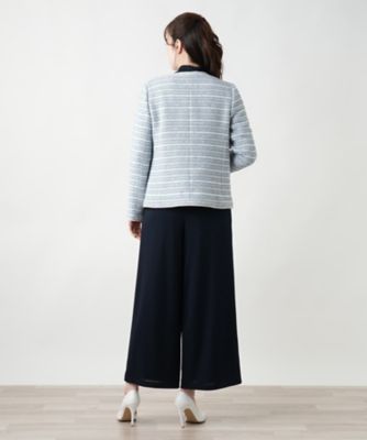 ノーカラーニットジャケット | Leilian (Women)/レリアン | 三越