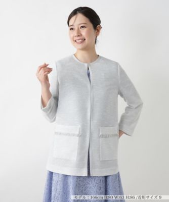 ＜Leilian (Women)＞ノーカラージャケット【セレモニー】