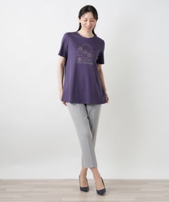 ビーズイラストＴシャツ【Ｌｅｉｌｉａｎ　ＷＨＩＴＥ　ＬＡＢＥＬ】