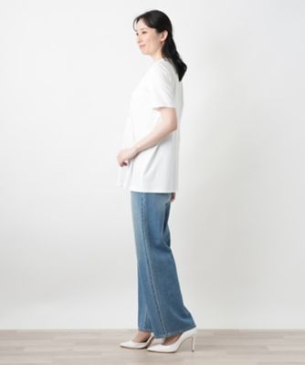 ビーズイラストＴシャツ【Ｌｅｉｌｉａｎ　ＷＨＩＴＥ　ＬＡＢＥＬ】