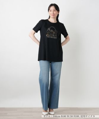 ビーズイラストＴシャツ【Ｌｅｉｌｉａｎ　ＷＨＩＴＥ　ＬＡＢＥＬ】