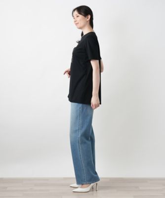 ビーズイラストＴシャツ【Ｌｅｉｌｉａｎ　ＷＨＩＴＥ　ＬＡＢＥＬ】