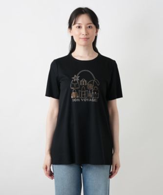 ビーズイラストＴシャツ【Ｌｅｉｌｉａｎ　ＷＨＩＴＥ　ＬＡＢＥＬ】