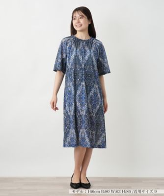 プリントフレアワンピース【Ｌｅｉｌｉａｎ　ＷＨＩＴＥ　ＬＡＢＥＬ】